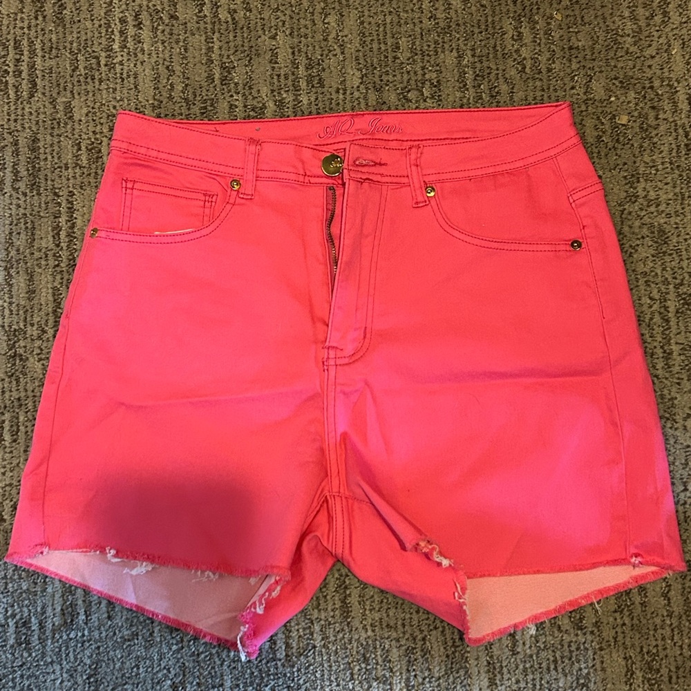 Alicia Jean High Waist Pink Shorts